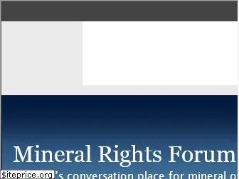 mineralrightsforum.com