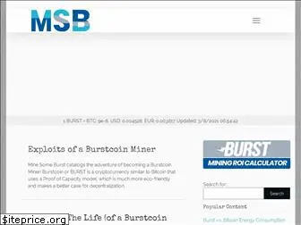 minesomeburst.com