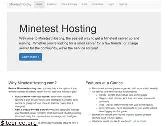 minetesthosting.com