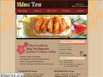 mingtenrestaurant.com