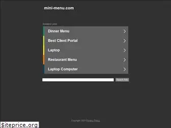 mini-menu.com