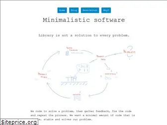 minimalisticsoftware.com