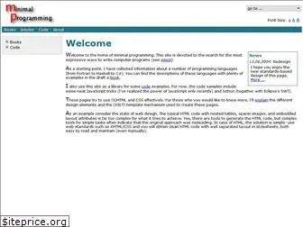 minimalprogramming.org