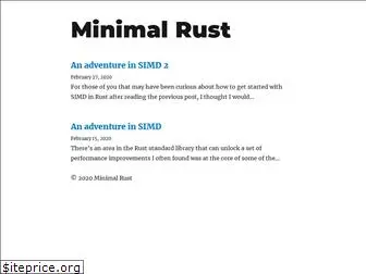 minimalrust.com