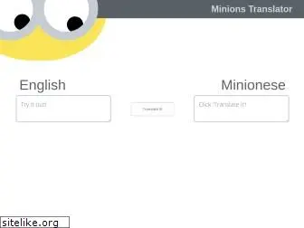 minionstranslator.com