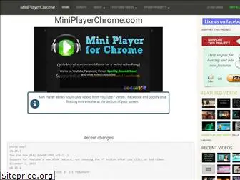miniplayerchrome.com