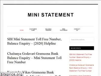 ministatement.in