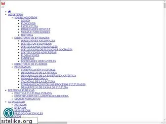 ministeriodecultura.gob.cu