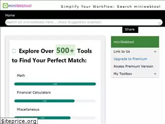 miniwebtool.com