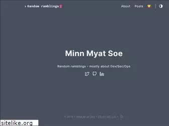 minnmyatsoe.com