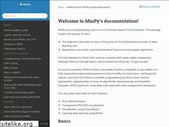 minpy.readthedocs.io