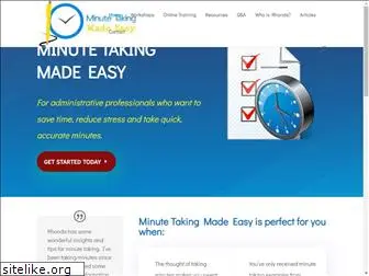 minutetakingmadeeasy.com