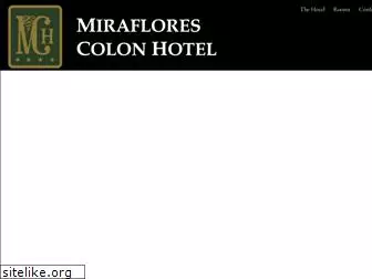 miraflorescolonhotel.com