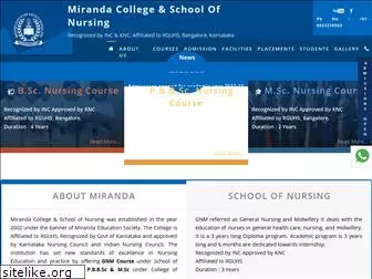 mirandanursing.edu.in