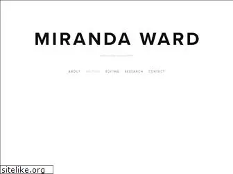 mirandaward.co.uk