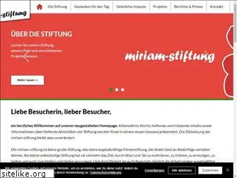 miriam-stiftung.de