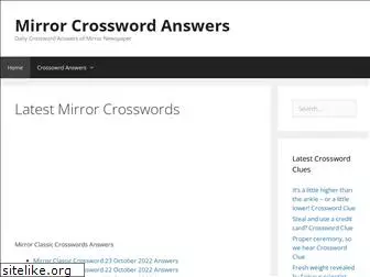 mirrorcrosswordanswers.com
