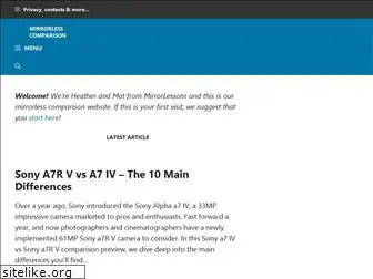 mirrorlesscomparison.com