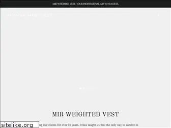 mirweightedvest.com