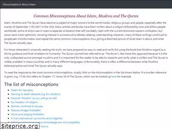 misconceptions-about-islam.com