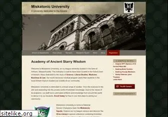 miskatonic-university.org
