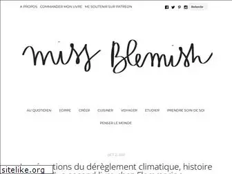 www.missblemish.fr