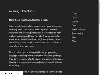 missingbrackets.com