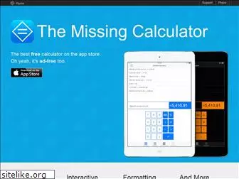 missingcalculator.com