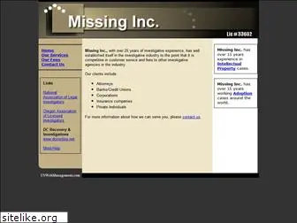 missinginc.com