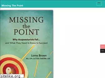 missingthepointbook.com