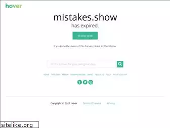 mistakes.show
