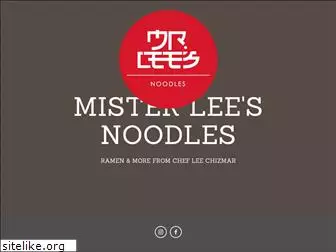 misterleesnoodles.com