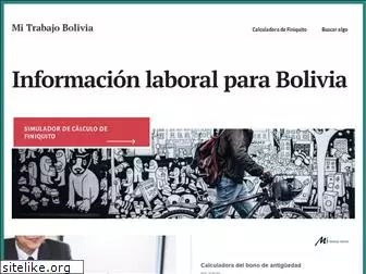 mitrabajobolivia.com