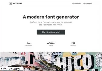 mixfont.com