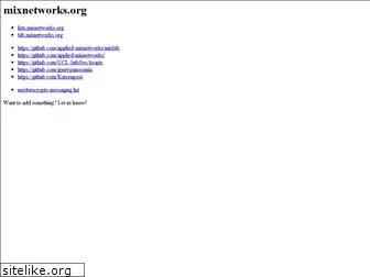 mixnetworks.org