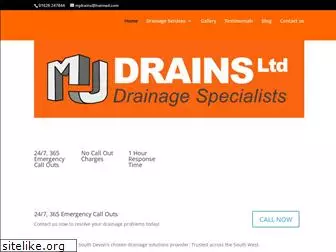 mjdrainsltd.com