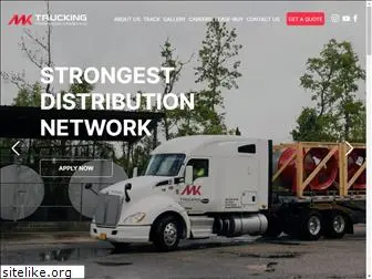 mk-trucking.com