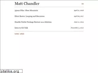 mkchandler.com