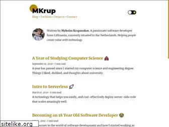 mkrup.com