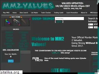 mm2values.com