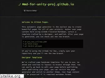 mmd-for-unity-proj.github.io