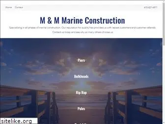 mmmarineconstruction.com