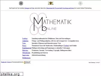 mo.mathematik.uni-stuttgart.de