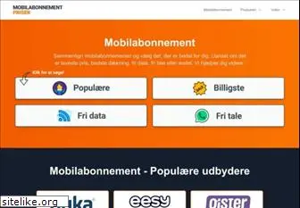 mobilabonnementpriser.dk