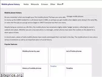 mobilephonehistory.co.uk