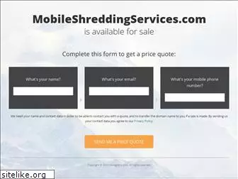 mobileshreddingservices.com