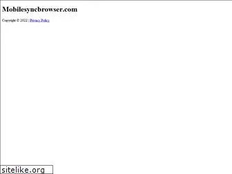 mobilesyncbrowser.com