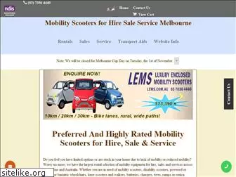 mobilityscootersforhire.com.au