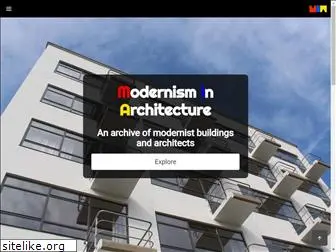 modernism-in-architecture.org