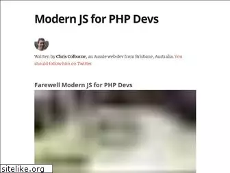 modernjsforphpdevs.com